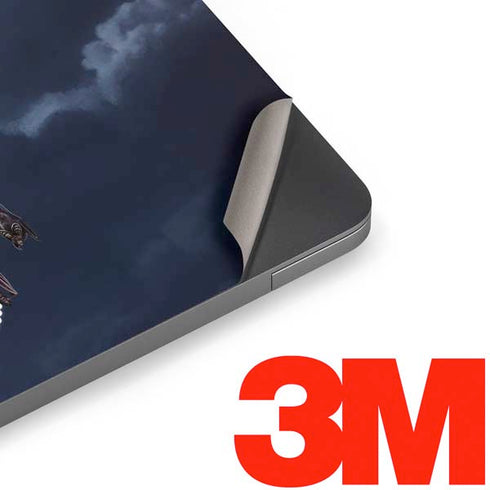Gothic Moon with Bats and Flowers by Sarah Richter Apple MacBook Air Skin