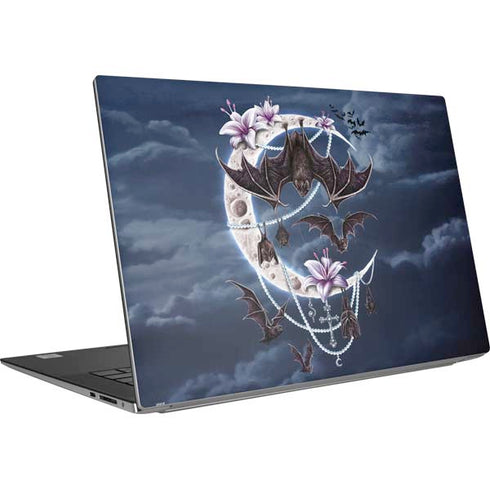 Gothic Moon with Bats and Flowers by Sarah Richter Dell XPS Skin