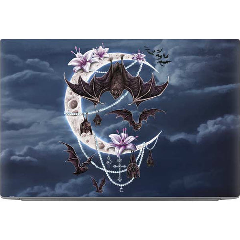 Gothic Moon with Bats and Flowers by Sarah Richter Dell XPS Skin