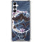 Gothic Moon with Bats and Flowers by Sarah Richter Gabb Phone 4 Clear Case