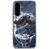 Gothic Moon with Bats and Flowers by Sarah Richter Galaxy A36 5G Clear Case