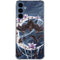 Gothic Moon with Bats and Flowers by Sarah Richter Galaxy A55 5G Clear Case