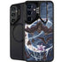 Gothic Moon with Bats and Flowers by Sarah Richter Galaxy S24 FE Kickstand Case
