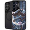 Gothic Moon with Bats and Flowers by Sarah Richter Galaxy S25 Plus Kickstand Case