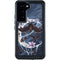 Gothic Moon with Bats and Flowers by Sarah Richter Galaxy S24 Waterproof Case