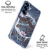 Gothic Moon with Bats and Flowers by Sarah Richter Galaxy S25 Plus Clear Case