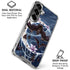 Gothic Moon with Bats and Flowers by Sarah Richter Galaxy S26 Clear Case