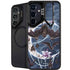 Gothic Moon with Bats and Flowers by Sarah Richter Galaxy S26 Kickstand Case