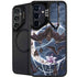 Gothic Moon with Bats and Flowers by Sarah Richter Galaxy S26 Plus Kickstand Case