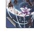 Gothic Moon with Bats and Flowers by Sarah Richter Galaxy Z Fold6 Skin