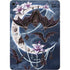 Gothic Moon with Bats and Flowers by Sarah Richter Apple iPad Air Skin