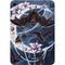 Gothic Moon with Bats and Flowers by Sarah Richter Apple iPad Mini Skin