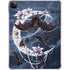 Gothic Moon with Bats and Flowers by Sarah Richter iPad Pro 11in (2024) Clear Case