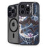 Gothic Moon with Bats and Flowers by Sarah Richter iPhone 13 Pro Kickstand Case