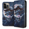 Gothic Moon with Bats and Flowers by Sarah Richter iPhone 13 Pro Max Folio Case