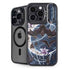 Gothic Moon with Bats and Flowers by Sarah Richter iPhone Cases