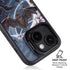 Gothic Moon with Bats and Flowers by Sarah Richter iPhone 14 Plus Kickstand Case