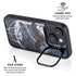 Gothic Moon with Bats and Flowers by Sarah Richter iPhone 15 Kickstand Case