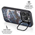 Gothic Moon with Bats and Flowers by Sarah Richter iPhone 15 Pro Max Kickstand Case