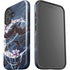 Gothic Moon with Bats and Flowers by Sarah Richter iPhone 16 Impact Case