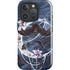 Gothic Moon with Bats and Flowers by Sarah Richter iPhone 16 Pro Max Impact Case