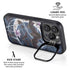 Gothic Moon with Bats and Flowers by Sarah Richter iPhone 16 Pro Max Kickstand Case