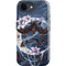 Gothic Moon with Bats and Flowers by Sarah Richter iPhone 16e Impact Case