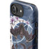 Gothic Moon with Bats and Flowers by Sarah Richter iPhone 16e Impact Case