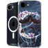 Gothic Moon with Bats and Flowers by Sarah Richter iPhone 16e MagSafe Case