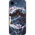 Gothic Moon with Bats and Flowers by Sarah Richter iPhone 16e Skin