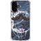 Gothic Moon with Bats and Flowers by Sarah Richter iPhone 17 Clear Case