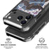 Gothic Moon with Bats and Flowers by Sarah Richter iPhone 18 Pro Clear Case