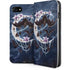 Gothic Moon with Bats and Flowers by Sarah Richter iPhone Cases