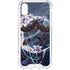 Gothic Moon with Bats and Flowers by Sarah Richter iPhone XS Clear Case