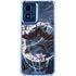 Gothic Moon with Bats and Flowers by Sarah Richter Moto G Play 4G (2024) Clear Case