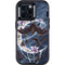 Gothic Moon with Bats and Flowers by Sarah Richter Otterbox Defender iPhone Skin