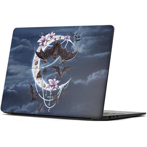 Gothic Moon with Bats and Flowers by Sarah Richter Surface Laptop 7 15in Skin