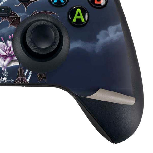 Gothic Moon with Bats and Flowers by Sarah Richter XBox Series X Digital Edition Bundle Skin