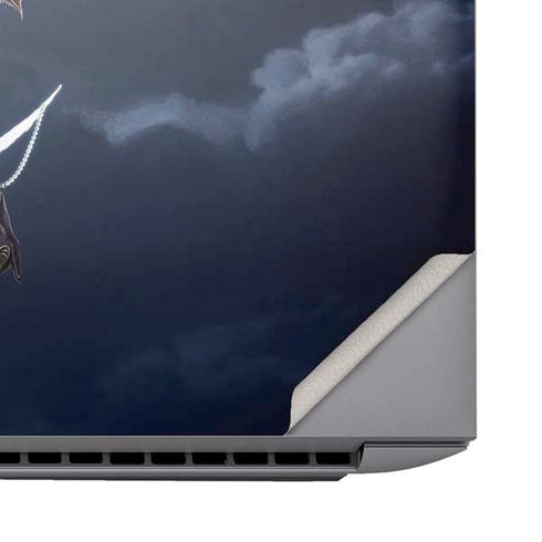 Gothic Moon with Bats and Flowers by Sarah Richter HP ZBook Fury 16 G10 Skin