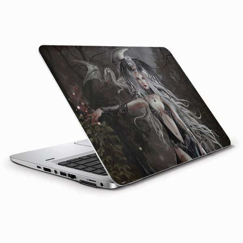 Gothic Princess with Silver Dragon by Nene Thomas HP Elitebook Skin