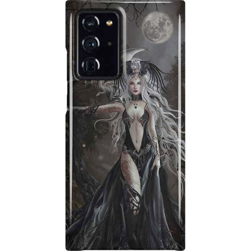 Gothic Princess with Silver Dragon by Nene Thomas Galaxy Cases