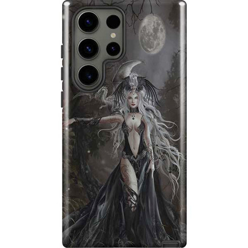 Gothic Princess with Silver Dragon by Nene Thomas Galaxy S23 Ultra Pro Case