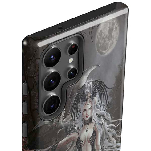 Gothic Princess with Silver Dragon by Nene Thomas Galaxy S23 Ultra Pro Case