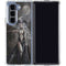 Gothic Princess with Silver Dragon by Nene Thomas Galaxy Z Fold5 5G Clear Case