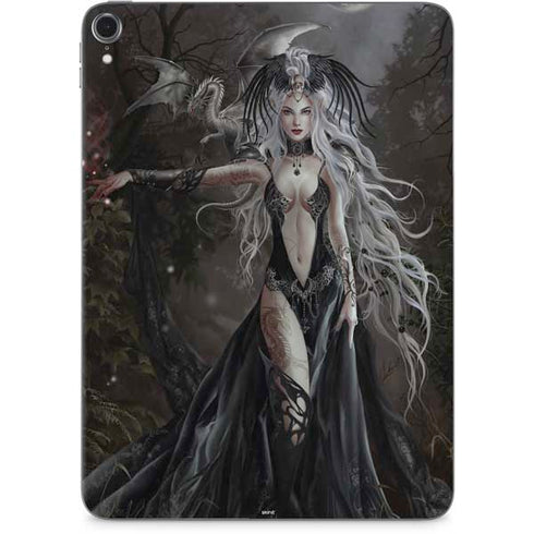 Gothic Princess with Silver Dragon by Nene Thomas Apple iPad Pro Skin
