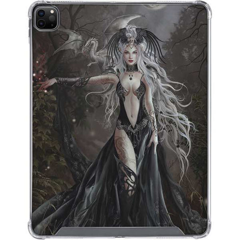 Gothic Princess with Silver Dragon by Nene Thomas iPad Cases