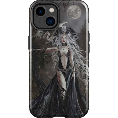 Gothic Princess with Silver Dragon by Nene Thomas iPhone 15 Impact Case