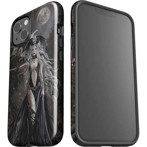 Gothic Princess with Silver Dragon by Nene Thomas iPhone 15 Impact Case