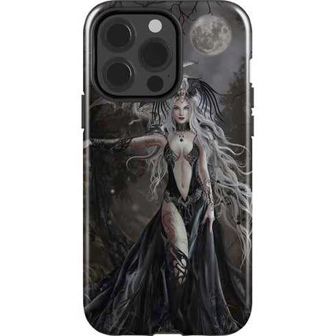 Gothic Princess with Silver Dragon by Nene Thomas iPhone 15 Pro Impact Case