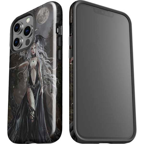 Gothic Princess with Silver Dragon by Nene Thomas iPhone 15 Pro Impact Case